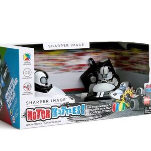 Sharper Image Motor Battles Remote Control Car - Black and White